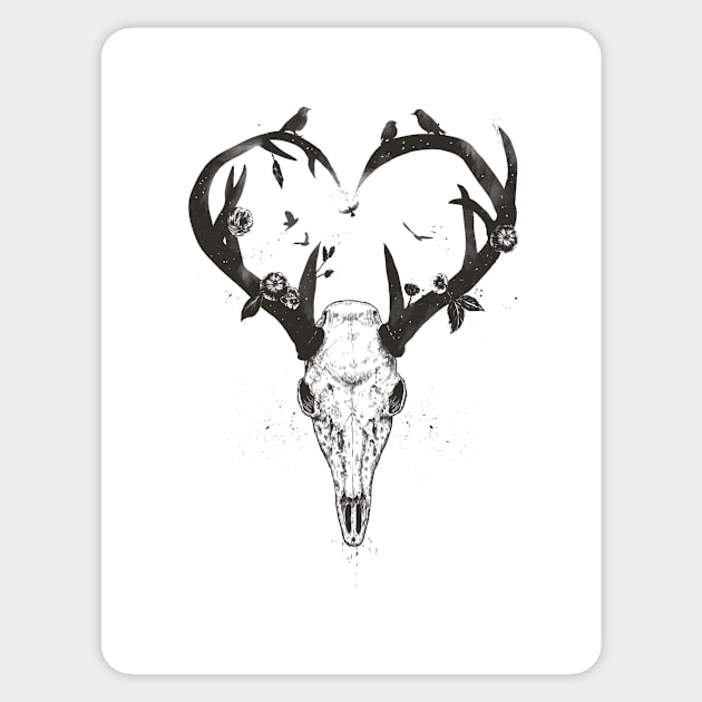 Neverendinglove (bw) Sticker by soltib